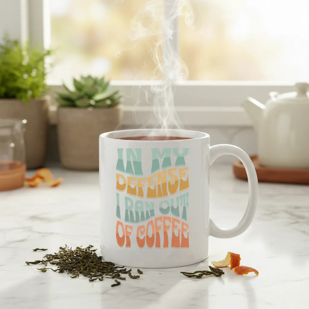 In My Defense I Ran Out Of Coffee 11oz. Mug