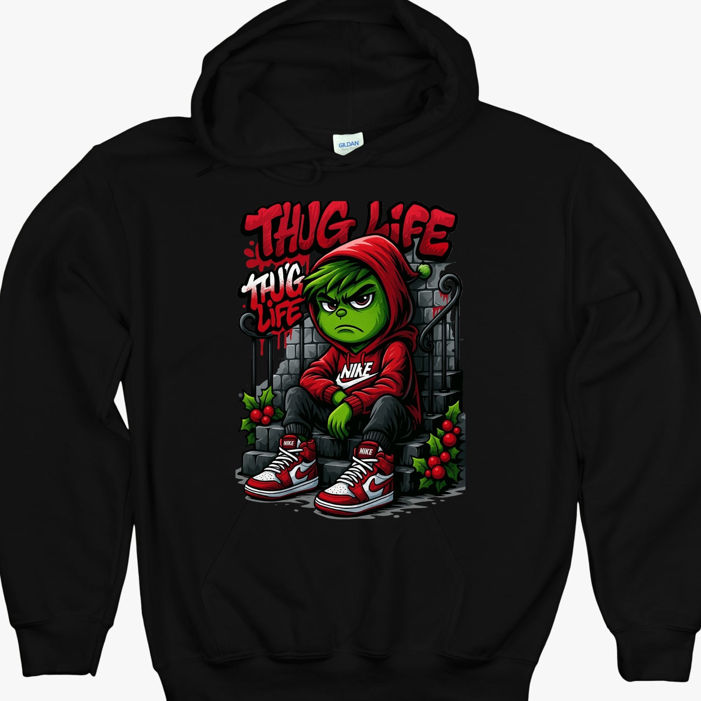 Thug Life Christmas Youth - Funny Grinch Family Holiday Youth