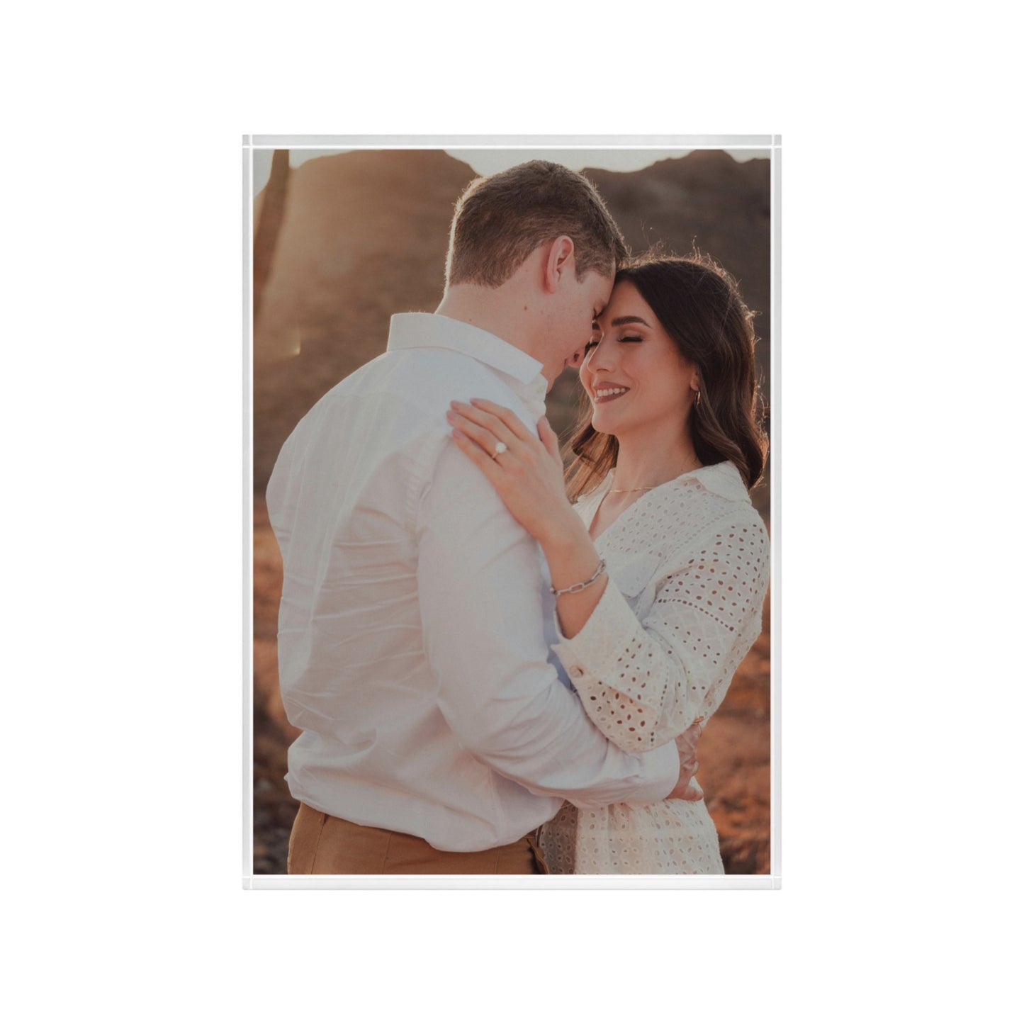 5x7 Acrylic Photo Block – Crystal Clear Photo Display