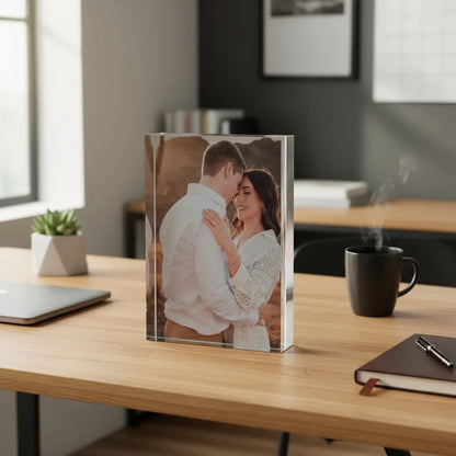 5x7 Acrylic Photo Block – Crystal Clear Photo Display