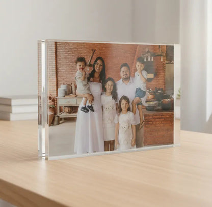 7X5 Acrylic Photo Block – Crystal Clear Photo Display