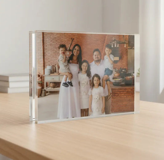 7X5 Acrylic Photo Block – Crystal Clear Photo Display