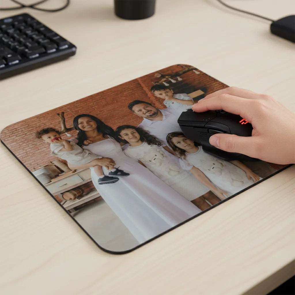 Custom Photo Mouse Pad – Personalized Desk Accessory