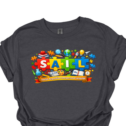 SAIL Awareness Apparel – Social Acquisition Interpersonal Language Shirt, Hoodie & Sweatshirt