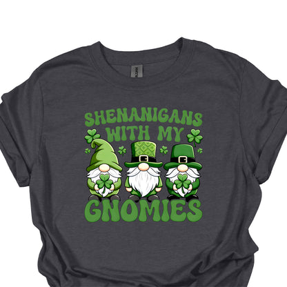 Shenanigans With My Gnomies Shirt – Funny St. Patrick’s Day