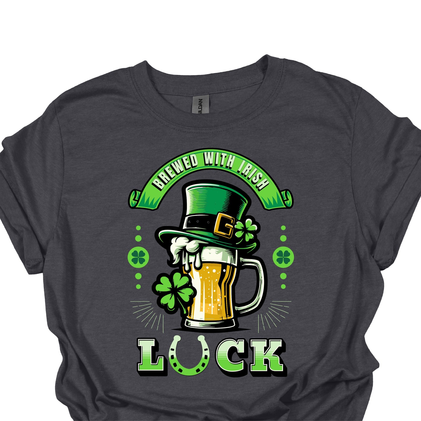 Brewed With Irish Luck Shirt – Funny St. Patrick’s Day