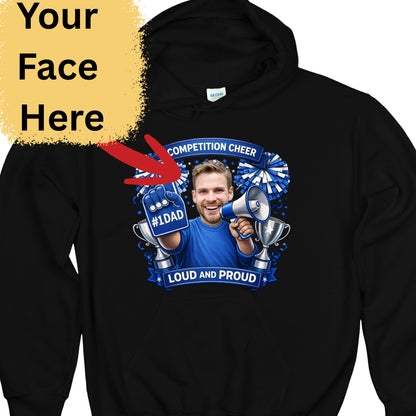 Ultimate Cheer Dad Shirt – Personalized with Your Photo