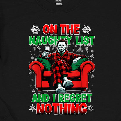 Naughty List Christmas Horror Youth - Funny Holiday Youth for Horror Fans