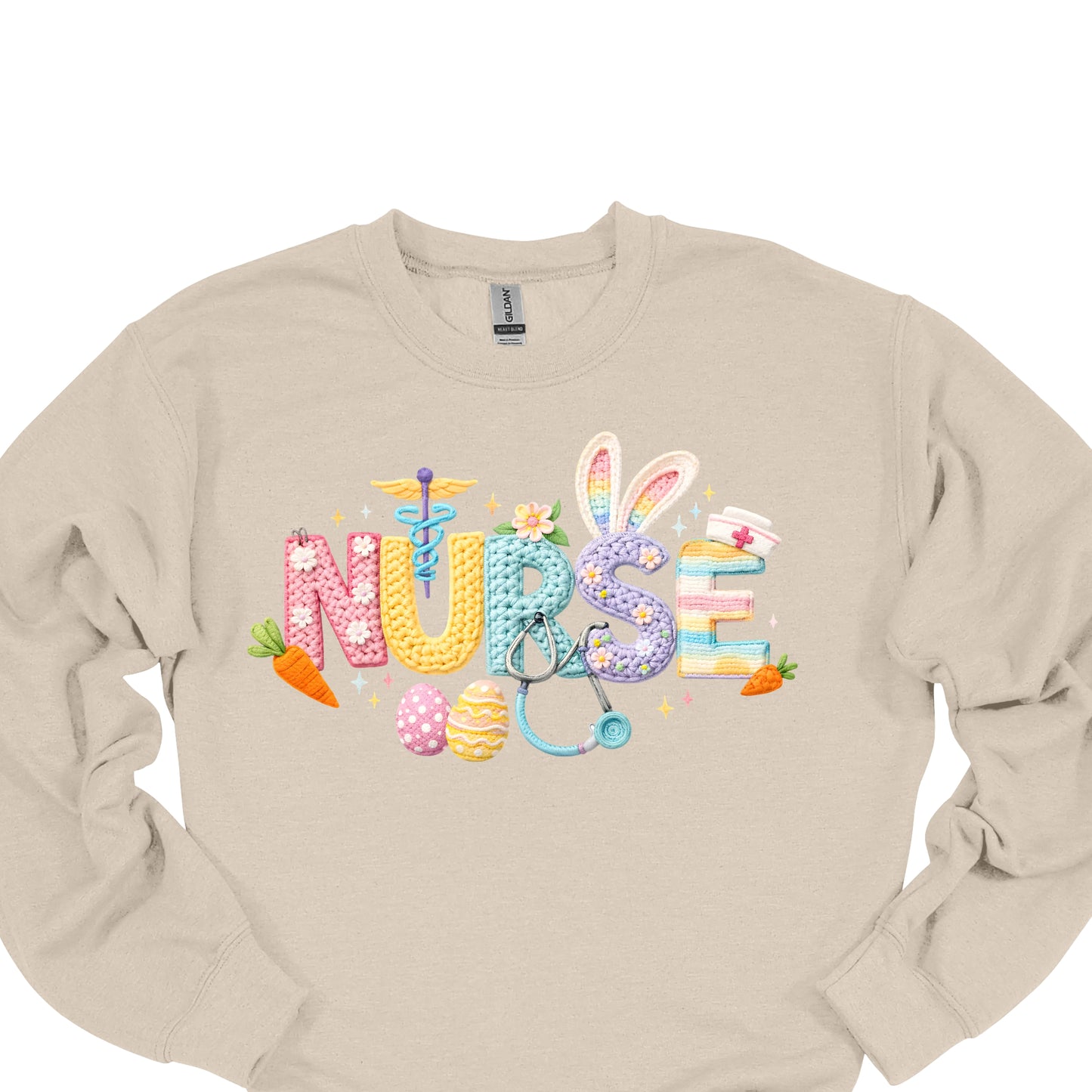Nurse Easter Shirt – Cute Bunny & Pastel Medical Nurse Tee