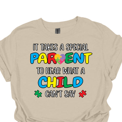 Autism ParentShirt – It Takes a Special Parent