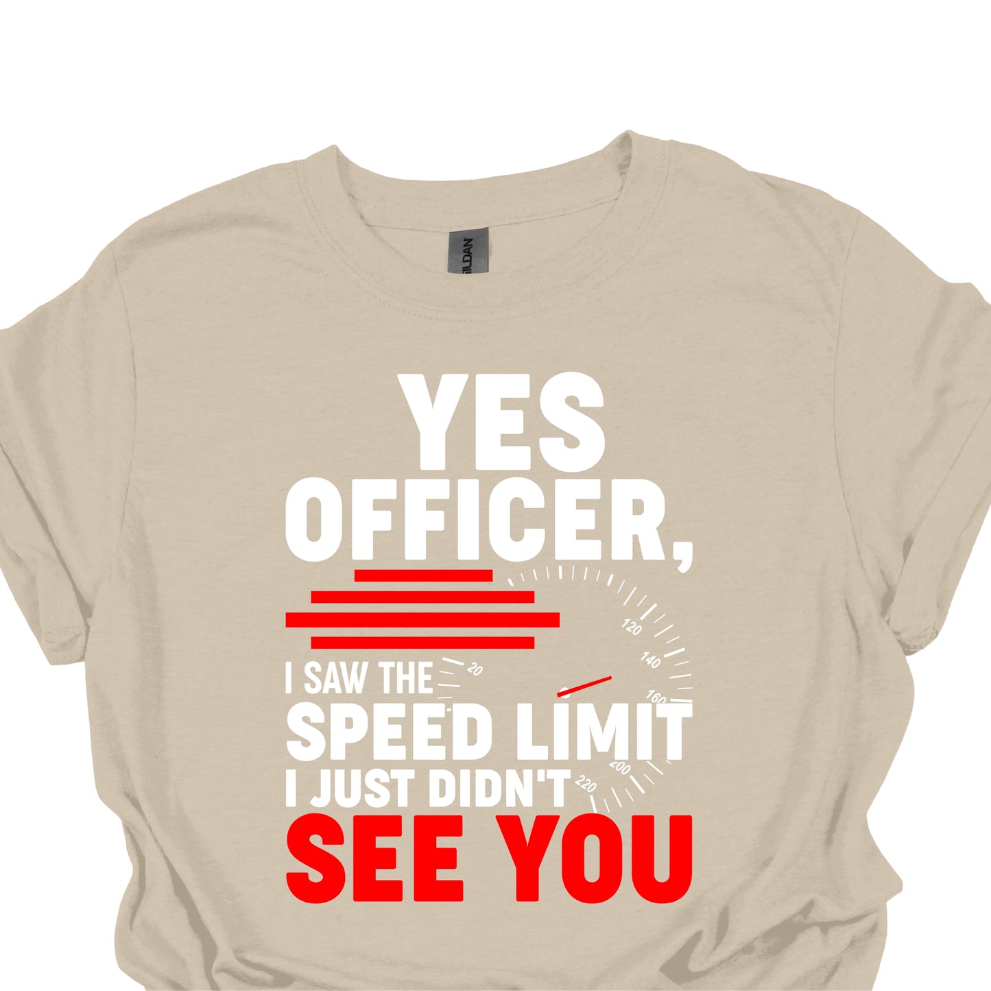 Yes Officer I Saw the Speed Limit