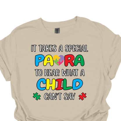 Autism Para Shirt – It Takes a Special Para