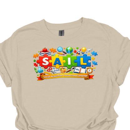 SAIL Awareness Apparel – Social Acquisition Interpersonal Language Shirt, Hoodie & Sweatshirt