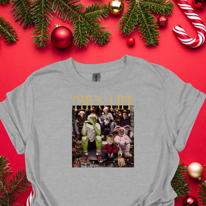 Thug Life Christmas Crewneck – Funny Grinch Family Holiday Sweater