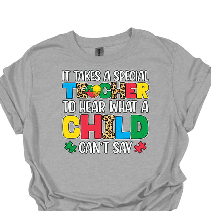 Autism Teacher Shirt – It Takes a Special Teacher