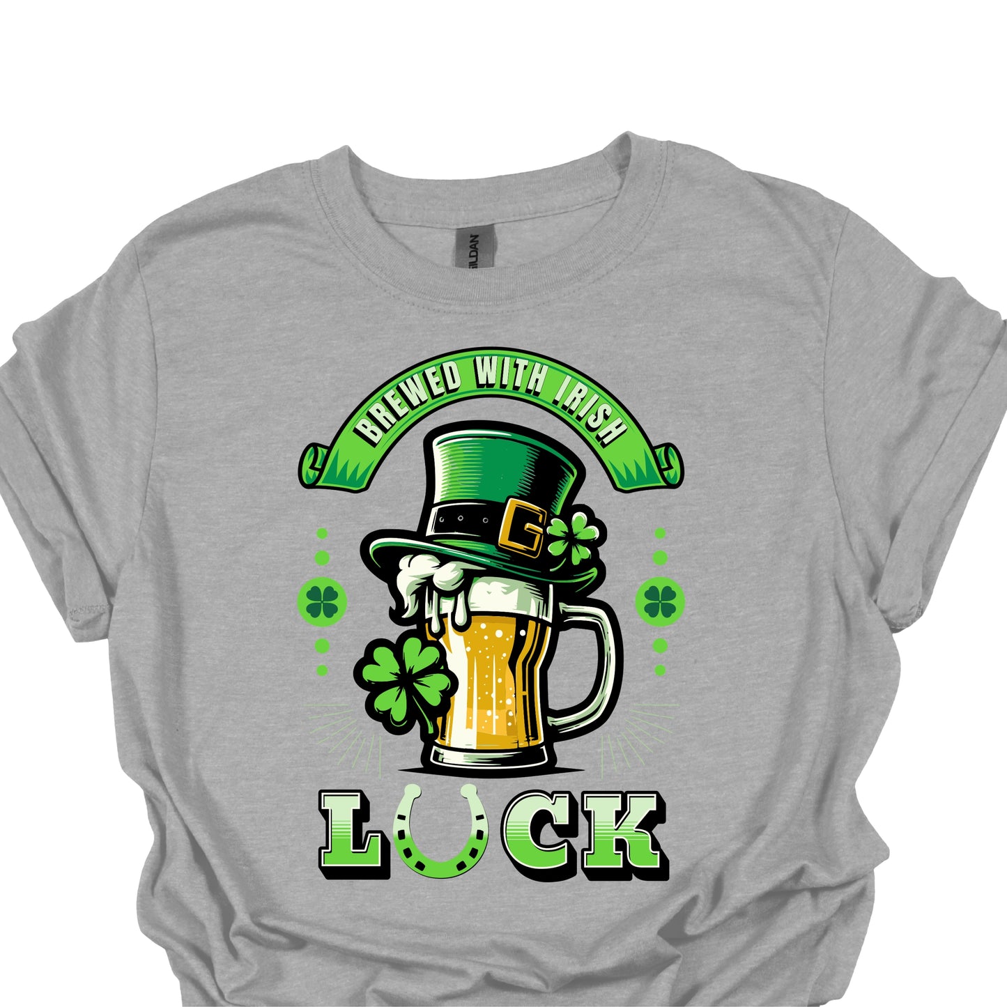 Brewed With Irish Luck Shirt – Funny St. Patrick’s Day