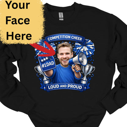 Ultimate Cheer Dad Shirt – Personalized with Your Photo