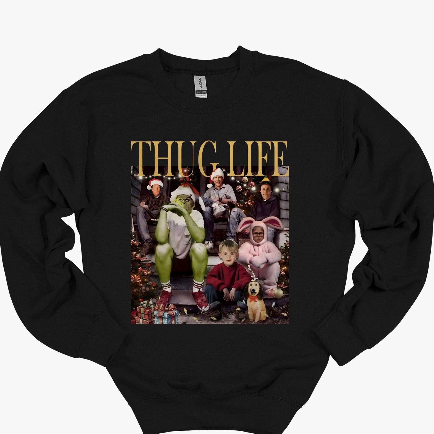 Thug Life Christmas - Funny Grinch Family Holiday