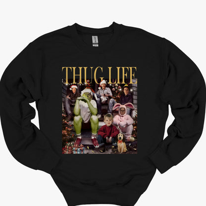 Thug Life Christmas - Funny Grinch Family Holiday