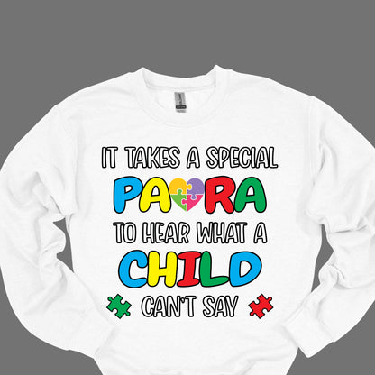 Autism Para Shirt – It Takes a Special Para