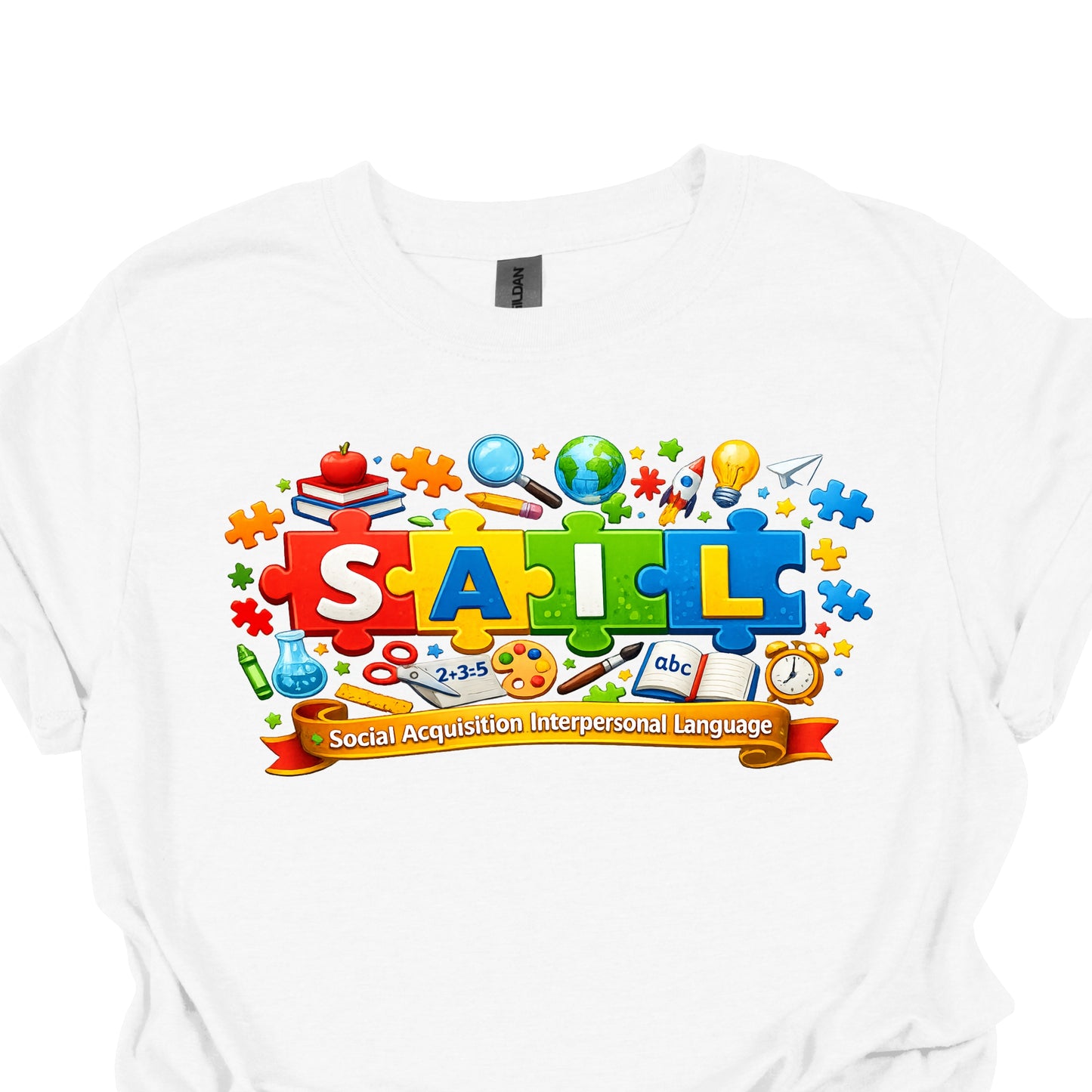 SAIL Awareness Apparel – Social Acquisition Interpersonal Language Shirt, Hoodie & Sweatshirt