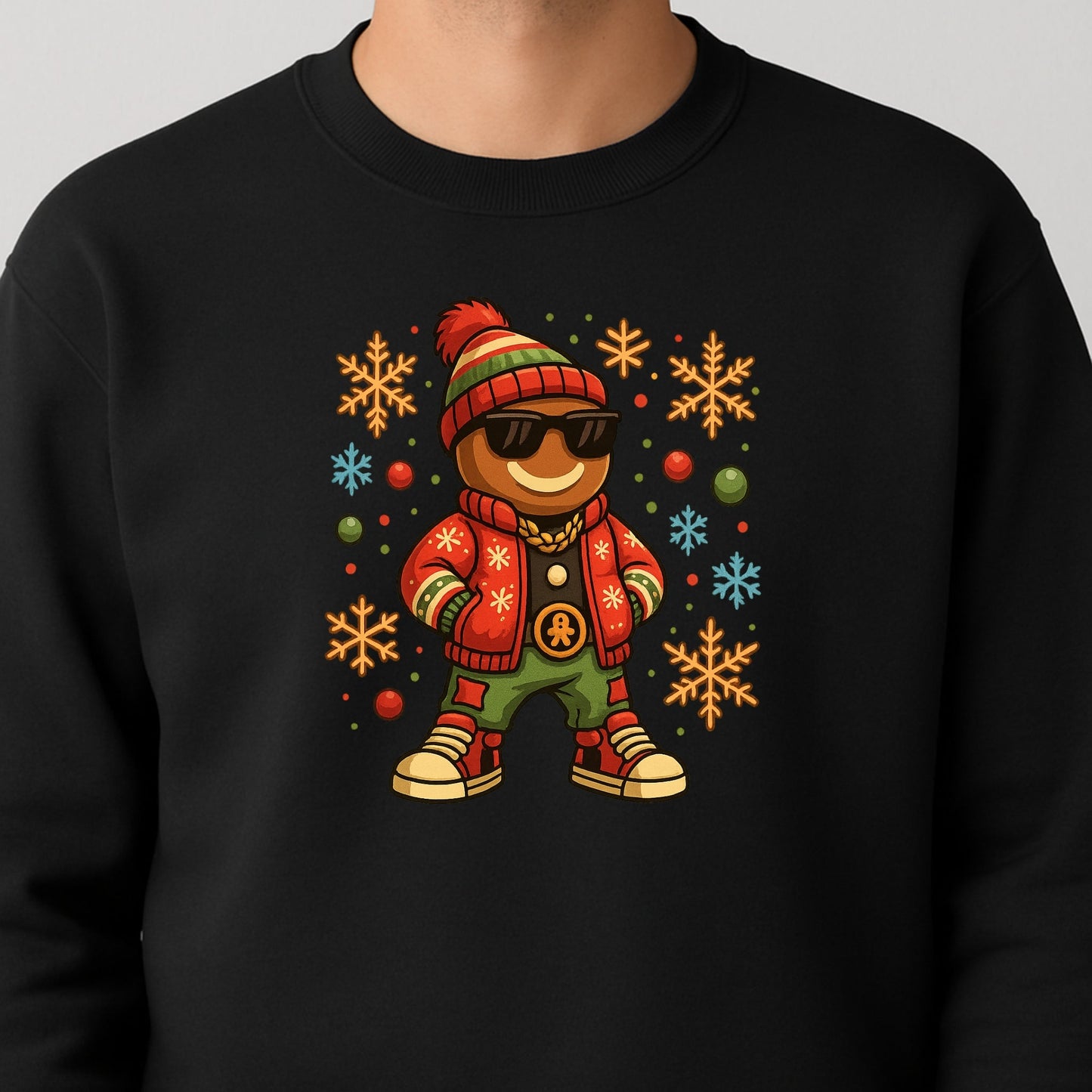 Cool Gingerbread Man Christmas - Hip Hop Holiday Gingerbread