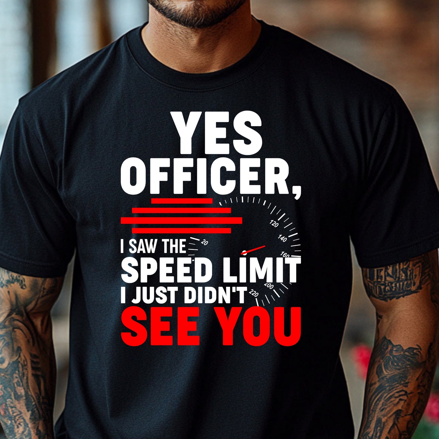 Yes Officer I Saw the Speed Limit