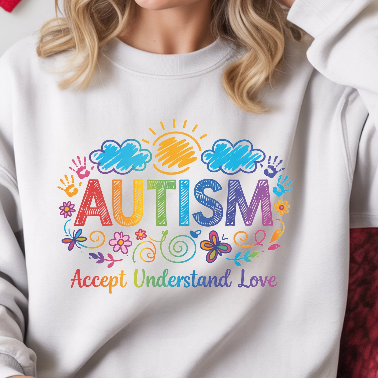 Autism Awareness Shirt – Accept Understand Love Rainbow