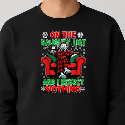 Naughty List Christmas Horror - Funny Holiday for Horror Fans