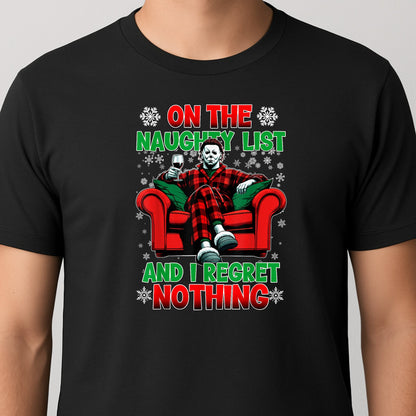 Naughty List Christmas Horror - Funny Holiday for Horror Fans