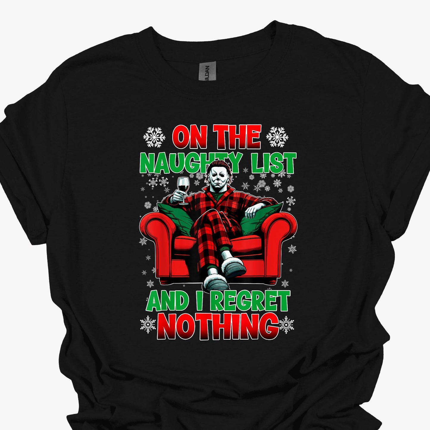 Naughty List Christmas Horror Youth - Funny Holiday Youth for Horror Fans