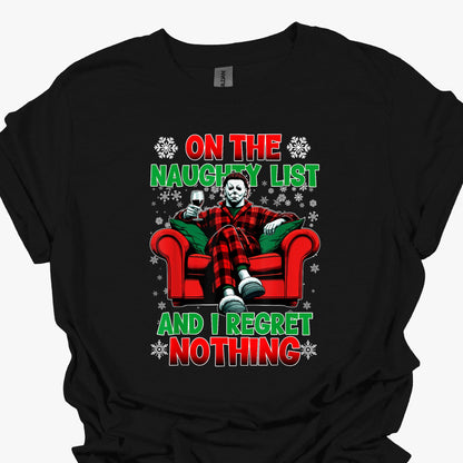 Naughty List Christmas Horror Youth - Funny Holiday Youth for Horror Fans