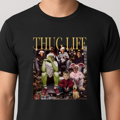 Thug Life Christmas - Funny Grinch Family Holiday