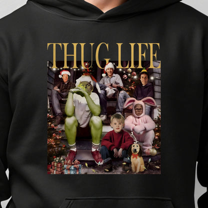 Thug Life Christmas - Funny Grinch Family Holiday